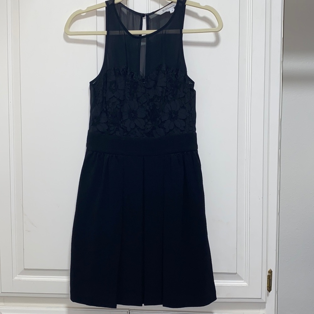 BCBGeneration Black Mini Cocktail Dress